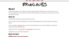 Desktop Screenshot of brianalvey.com